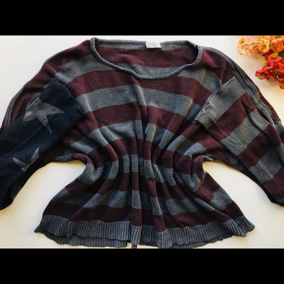 Brandy Melville American Flag Sweater, 4th of July - Picture 3 of 6
